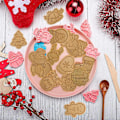 Miniatyrbillede 5 af 5: 16 Stykker Julekageudstikkere Mini Kage Stempler Prægning Juleformer 3d Plast Kageudstikkere Til Festartikler