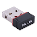 Miniatyrbilde 1 av 4: RTL8188FTV 150Mbps USB WiFi Trådløs Adapter Mini Nettverksdongle IEEE 802.11n Datamaskinnettverk