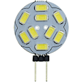 Miniatyrbillede 4 af 5: 10 Pak G4 9 Led Smd 5730 12v Ac/dc Dual Channel Base Forsænket Loft Indbygnings Led Pærer 20w Halogen Pære Erstatning