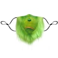 Miniatyrbilde 2 av 5: Grinch Cosplay Justerbart Ansiktsdeksel og Hanskesett For Voksne Unisex Mote Cosplay Kostyme Tilbehør 2025th