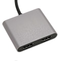 Pikkukuva 5 / 5: Type C - Kaksois-HD-sovitin USB C - Kaksois-HD-telakointiasema MST Moninäyttö HD 4K -sovitin
