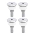 4st Badkar Luftbubbelstråle Munstycke PVC SPA Badkar Rakt Bubbelmunstycke för Pooltillbehör