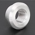Miniatyrbilde 5 av 5: 1/4in NPT Innvendig Gjenget Aluminium Sveise på Muffe Fittings Sensor Adapter