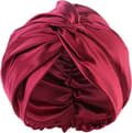 100% Mulberry Silke Sovehette for kvinner Silkehette Dusjhette Myk Silkehette Hodebeskyttelse Justerbar Dobbeltlag 26x23cm