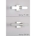 Miniatyrbilde 3 av 5: Baderomsbelysning, 7degobii 16\" tommer 16w 6000k Krom LED Speil Lys For Baderom Vegglamper Bar Belysning