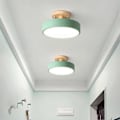 Miniatyrbild 3 av 5: Taklampor Modern LED Nordisk Träbelysning Inomhusarmatur Kök Vardagsrum Sovrum Badrum 2025:e
