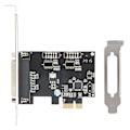 Pikkukuva 1 / 5: PCI-E LPT -tulostinkorttisovitin - PCIE -rinnakkaisporttikortti DB25-tulostusportilla