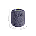 Miniatyrbild 5 av 5: 10W Bärbar Trådlös Bluetooth-högtalare Subwoofer Ljudlåda Med Vattentät Funktion För Kontor Utomhus