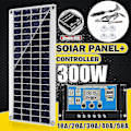 Miniatyrbillede 2 af 5: 300w 12v Solpanel Kit Batterioplader 300 Watt 12 Volt Off Grid System Med 10a-60a Controller-hy