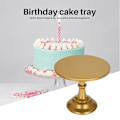 Miniatyrbild 2 av 5: Metalljärn kakställ runt piedestal dessert hållare cupcake display rack bakverk för födelsedag bröllop