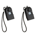 Miniatyrbillede 1 af 5: 2 stk Camping Rejse Portable Mini PIR Infrarød Bevægelsessensor Detektor Alarm 120DB Trådløs Hjem Se