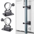 Miniatyrbilde 5 av 5: Fiskeboks paraplystativholderbrakett i aluminiumslegering (Grå, 2 STK)