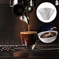 Miniatyrbild 3 av 5: Återanvändbar Häll över Kaffe Filter Rostfritt Stål Fint Nät Kaffe Filter Dropp Kon Papperslös Univer