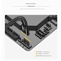 Miniatyrbillede 3 af 5: Computer Desktop Switch PC Bundkort Ekstern Start Tænd/Sluk Knap Forlængerkabel til DIY B