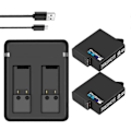 Miniatyrbilde 1 av 5: 1680mAh for GoPro Hero 7 hero 6 hero 5 black batteri eller lader for Go Pro Hero7 6 hero5 black kamera batteri - Yvan