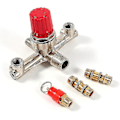 Miniatyrbillede 1 af 3: Kompressor - Samfox Manifold til Kompressor Luftkompressor Udløbsrør Regulator Fitting