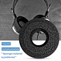 Miniatyrbillede 2 af 5: Udskiftnings Grado Hovedtelefon G Pude - Passer til Gs1000i, Gs1000e, Ps1000, Ps1000e & Mere - Par I Sort