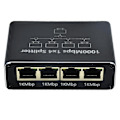 Miniatyrbillede 1 af 5: Gigabit Netværksdeler 1-Til-4 Netværkskabelsdeler RJ45 Netværk Port Ethernet Splitter Velegnet