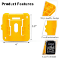 Miniatyrbild 2 av 5: 10-pack Batterihållare för Dewalt 20V 60V Batteri Dockningshållare Passar för DCB200 DCB203 DCB205 DCB206 Batterier 2025th