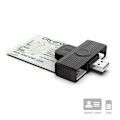 Miniatyrbillede 2 af 5: Sort CR318 Smart Card-læser til bankkort SIM ID-kloner Connector Adapter USB2.0 Standard til And