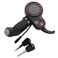 Miniatyrbillede 2 af 5: LCD Display ZQ-100 El-Scooter Display med Låsende Instrumentpanel Tilbehør Kickscoot