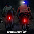 Miniatyrbillede 5 af 5: Cykelbaglygte, Lysstærk Cykelbaglygte USB Genopladelig LED Cykellygte Vandtæt 5 Tilstande til Ni