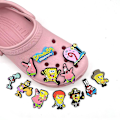 Pikkukuva 4 / 5: 12 kpl Piirroshahmoja Spongebob Kengänkoristeita DIY Croc-Sandaaleille