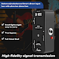 Miniatyrbild 5 av 5: DI BOX LEF-331 Micro-DI med Cab Sim och Gain Gitarr Effektpedal True Bypass