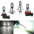 Miniatyrbild 2 av 5: Mini LED-lampor för strålkastare H4 H7 H11 9006/hb4 Canbus Bil Dimljus