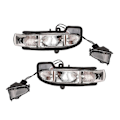 Miniatyrbild 3 av 5: 1 par backspegel LED blinkers för E G-klass W463 W211 S211 2004-2009 A2038201321 A2038201421