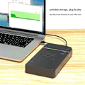 Pikkukuva 4 / 5: Kiintolevykotelo SATA - Type C -kiintolevykotelo LED-valolla ulkoiselle HDD:lle 2,5 3,5 tuuman kiintolevylle