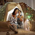 Miniatyrbilde 4 av 5: Skrivebordslampe for barn, nattlampe med pennholder, Himmel bordlampe med automatisk fargeendring, dimbar oppladbar LED-leselampe for barn