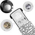 Miniatyrbillede 3 af 5: 2 Pakke 30x 60x Juveler Lup og LED Udtræks Juveler Lup, 1 pakke 10x 20x 30x Belyst Multi