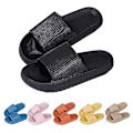 Miniatyrbild 2 av 5: Unisex Pillow Slides Tofflor, halkfria, snabbtorkande badtofflor