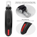 Miniatyrbillede 5 af 5: Elektrisk Scooter Skærm Mudguard E-Scooter Bagdæk Skærm Udskiftning til Ninebot ES1/ES2/ES3/ES4