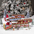 Miniatyrbillede 1 af 4: Julekalender med Nedtælling 24 Dage Adventskalender Tog Overraskelse Blind Box Julegave Legetøj Børnegaver