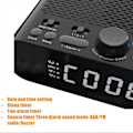 Miniatyrbilde 4 av 4: DAB-A5 LED-display DAB/FM-vekkerklokkeradio med Bluetooth-høyttaler, EU-versjon
