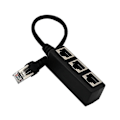 Pikkukuva 3 / 5: RJ45-jakajaliitin 1–3-suuntaiseen Ethernet-kaapelin pistorasiaan 8P8C-keskitin