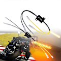 Miniatyrbillede 2 af 5: 2x Motorcykel Belastningsdekoder Modstand til LED Blinklys Reparation 25W 6.8Ohm