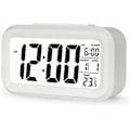 Miniatyrbillede 1 af 4: Digitalt Vækkeur LED Display Snooze Smart Lysstyrkesensor Til Soveværelse Hjemmekontor Og Rejser