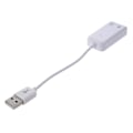 Pikkukuva 3 / 3: 3,5 mm:n mikrofonikuulokeliitäntä USB 2.0 -äänikortti kaiutinäänisovitin valkoinen