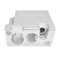 Miniatyrbild 2 av 5: För V400 3D-skrivare Hotend Munstycke Extruderdelar Skriv Mässing Värmeblock Hals Kopparpläterad