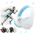 Pikkukuva 5 / 5: Kokoontaitettavat Bluetooth-kuulokkeet Audio Gaming -kuulokemikrofoni Langattomat kuulokkeet Isot kuulokkeet mikrofonilla puhelimelle