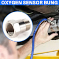 Miniatyrbild 5 av 5: Universell O2 Syresensor Restriktor Koppling Med Justerbara Gasflödesinsatser Cel Fix Bung M18 X 1.