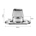 Miniatyrbillede 2 af 5: 20 Sæt Marine Grade Twist Lock Fastgørere Drejeknap Øje Og Stud, Til Lærred Fastgørere Drejeknapper