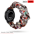 Miniatyrbild 2 av 4: 22mm klockarmband för Samsung Galaxy Watch 5/5 Pro/4/3/active 2 Gear S3 Scrunchie Armband
