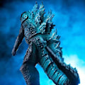 Miniatyrbilde 3 av 3: Neca 2024 Godzilla vs Kong: Empire Movie Burning Godzilla Action Figure Leke Godzilla Titan Monster Samlemodell Barn Kreativ Gave Blå
