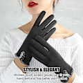 Miniatyrbilde 4 av 5: Dame Touch Screen Hansker - Vinterhansker, Varme Touch Screen Hansker Dame Varme Vindtette Hansker