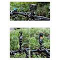 Miniatyrbillede 4 af 5: Til Action4/GoPro12 Cykelklemme 360 Graders Roterende Multi-Rør Multi-Funktions Bærbar Holder
