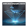 Miniatyrbillede 5 af 5: 3D Holografisk Projektion DIY Børneuddannelseslegetøj Videnskabeligt Eksperiment Teknologiproduktion til